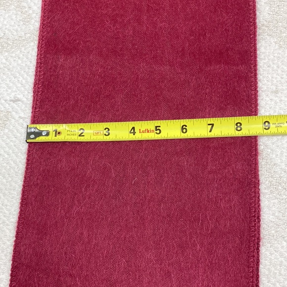100% Alpaca Camargo scarves 1 burgundy and 1 oatmeal so soft/warm $40.00 each - Picture 7 of 12